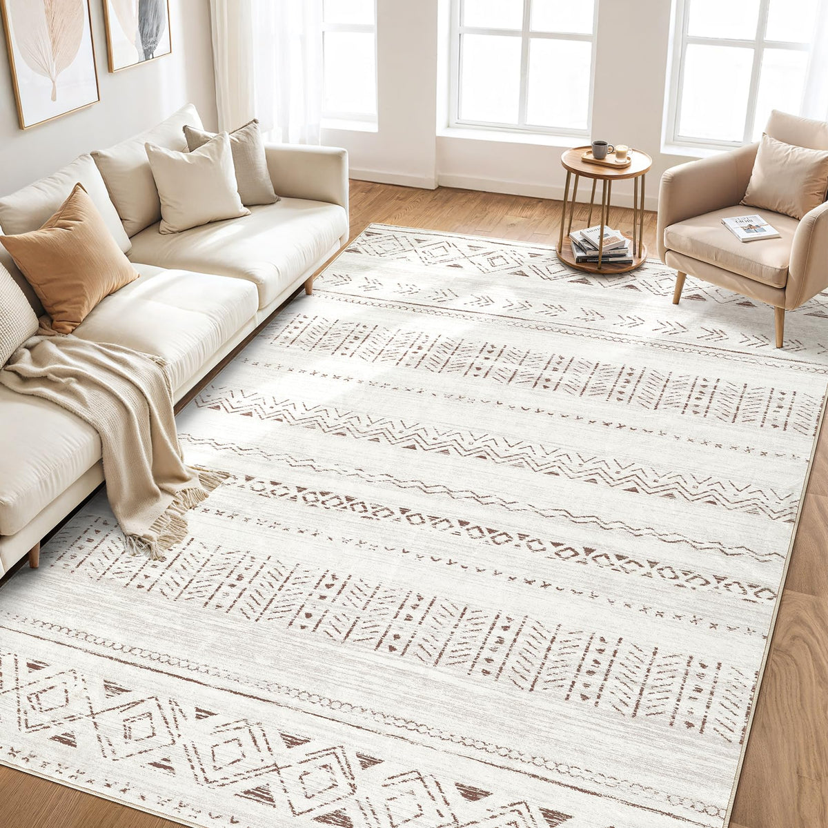 cotiled machine washable rug makes cleanup simple after spills.