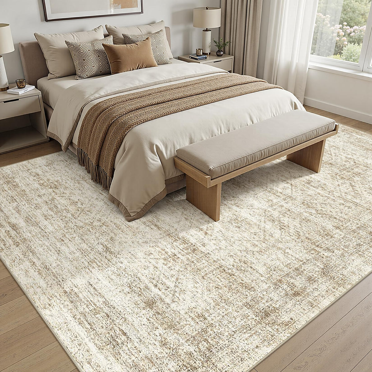 Cotiled versatile rug dampens echoes and enhances room acoustics subtly