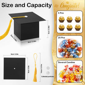 COTOPHER black cap box detail with gold tassel