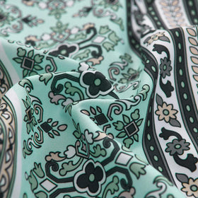 Cottolester decorative pillowcase adds a chic boho accent to the bed.