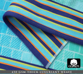 Cotton Craft 450gsm plush towel close-up highlighting softness and absorbency.