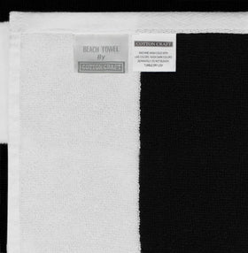 Cotton Craft dryer-safe beach towel staying soft after drying