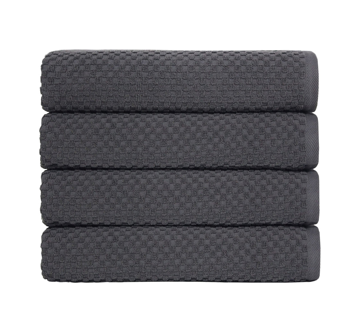 Cotton Craft Euro Spa waffle towel setup, plush and inviting for daily luxury.