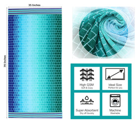 Cotton Craft towels are machine washable and dryer safe for easy care.