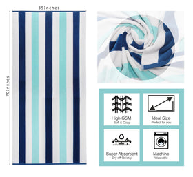 Cotton Craft machine-washable towel for easy care after beach days