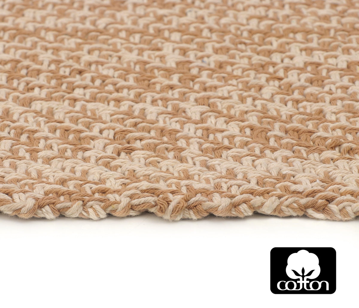 COTTON CRAFT tan-natural color coordinates with farmhouse and boho decor.