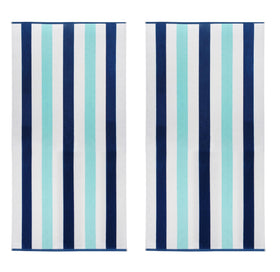 Cotton Craft two-pack towel set for convenient beach or pool trips