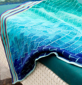 Cotton Craft two-pack towels are easy to machine wash and care for