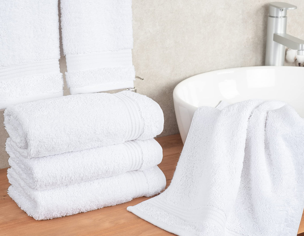 Cotton Paradise 4-piece hand towel set 16x28 for daily use.