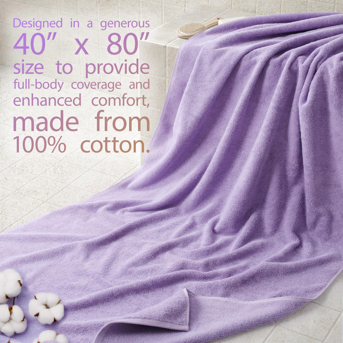 Cotton Paradise 600 GSM close-up shows plush absorbency