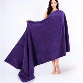 Cotton Paradise bath sheet 40x80 inches for quick drying after a shower.