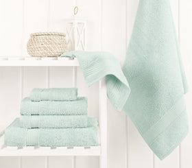 Cotton Paradise bath towels 27x54 showcase plush softness and high absorbency.