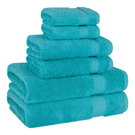 Cotton Paradise towels feature double-stitched hems for lasting durability.