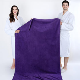 Cotton Paradise towel has a double stitched hem for durability.