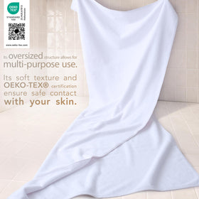 Cotton Paradise quick dry towel helps reduce dampness between uses.