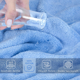 Ringspun cotton fabric enhances softness and durability