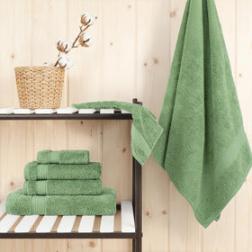 Cotton Paradise hand towels for guests' bathroom use.