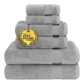 Cotton Paradise bath towels 27x54 in provide plush softness and quick absorption.