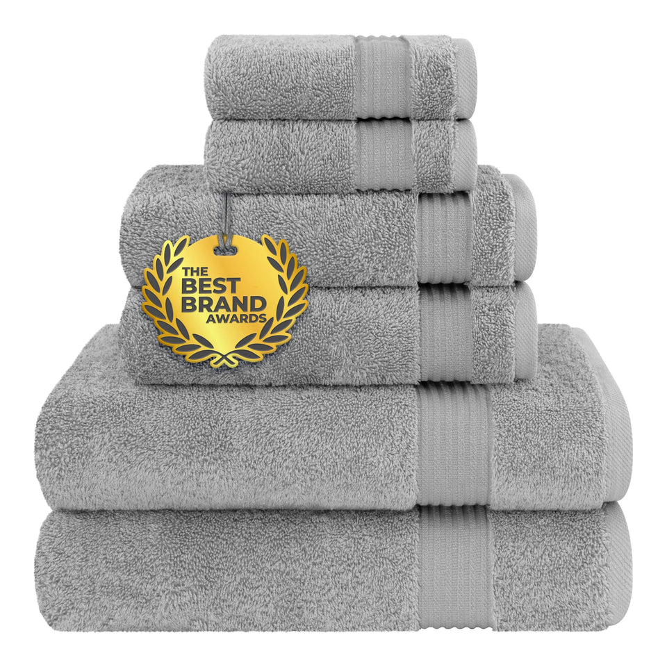 Cotton Paradise bath towels 27x54 in provide plush softness and quick absorption.