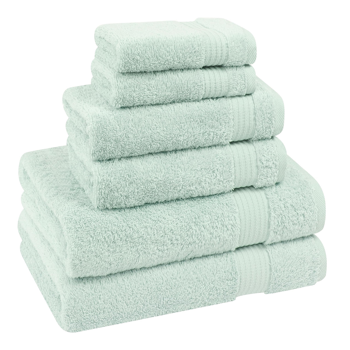 Cotton Paradise Turkish cotton softness enhances spa-like bath feel.