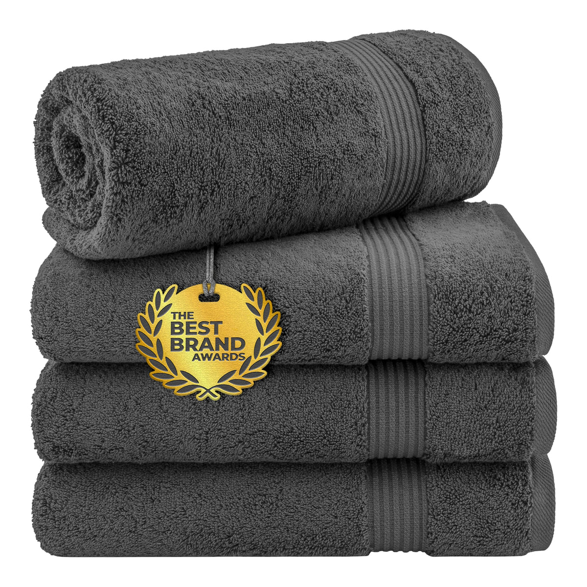 Cotton Paradise Turkish towel set with four extra-large towels for daily absorbency and comfort.