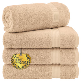 Cotton Paradise Turkish Towel Set folded, showcasing plush, quick-dry fabric.