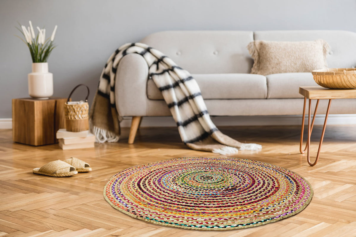 Cotton Craft entryway rug creates a welcoming first impression.