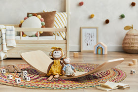 Cotton Craft natural fiber rug provides eco-friendly indoor décor.