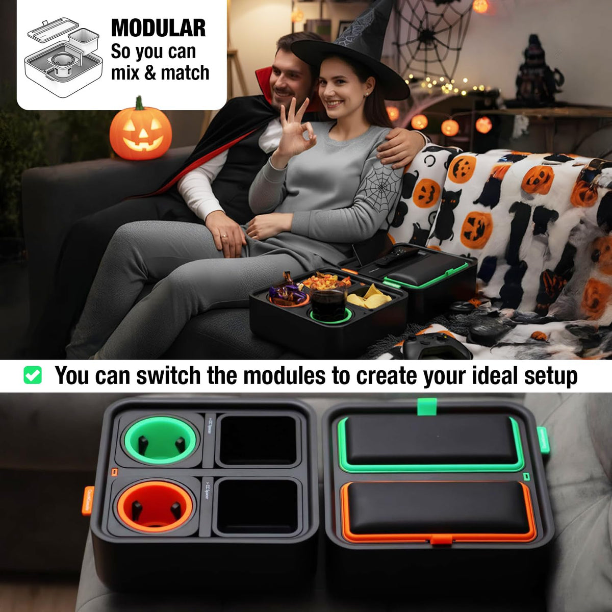 CouchConsole Original Tray compact and durable design for travel.