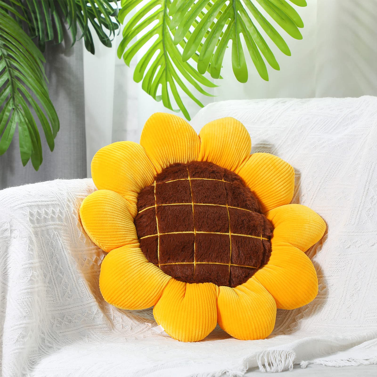 Coume soft PP cotton-filled floor cushion blends comfort and color for home.