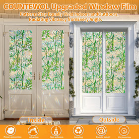 COUNTEWOL rainbow light-filter window film brightens spaces with color glow