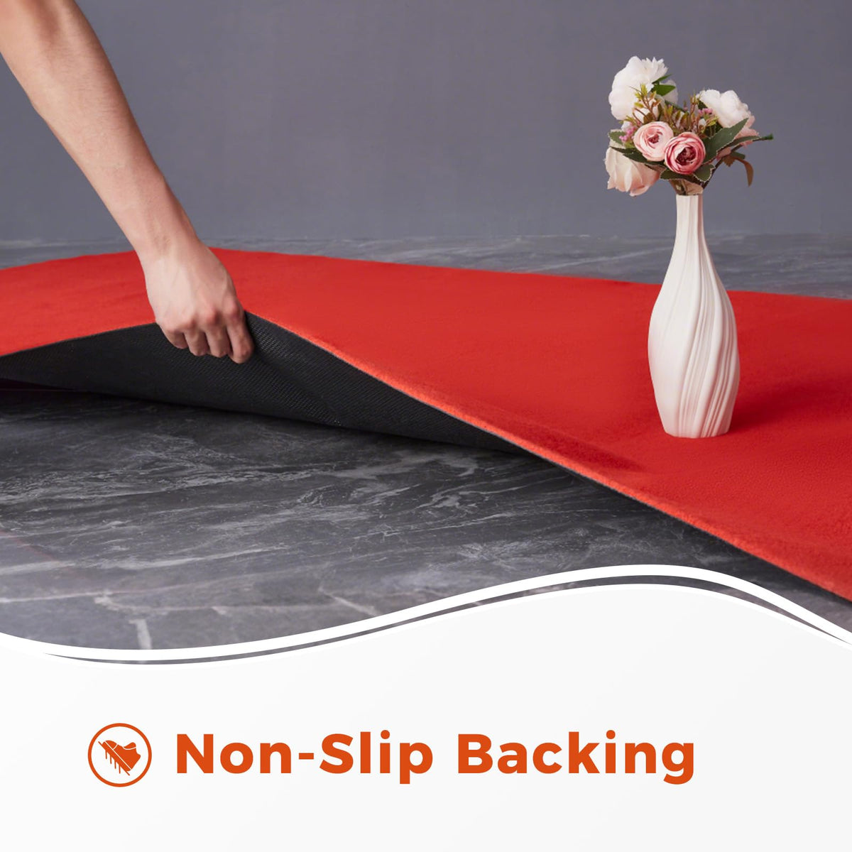 Couzssyhi red carpet runner color stays vibrant during extended use.