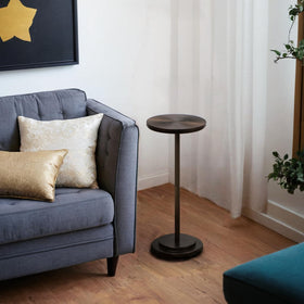 COVLON martini table living room setup enhances seating areas and conversation.