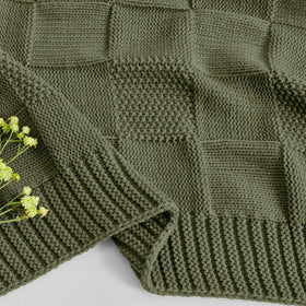 CozeCube cozy knit throw perfect for movie night