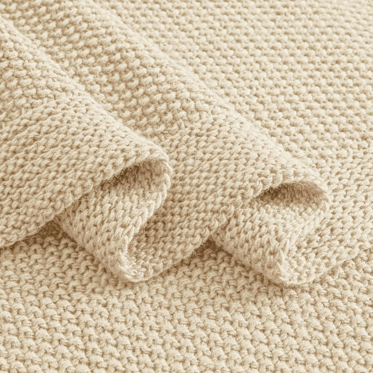 CozeCube beige throw farmhouse style in a living space