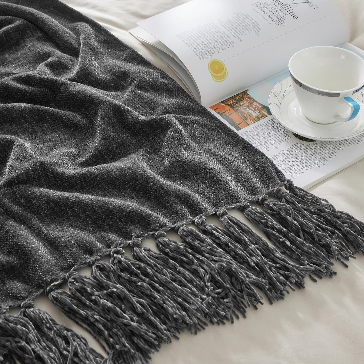 CozeCube blanket in gift-ready packaging suggests a thoughtful housewarming.