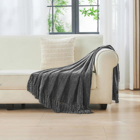 CozeCube chenille fabric close-up reveals soft breathable texture.