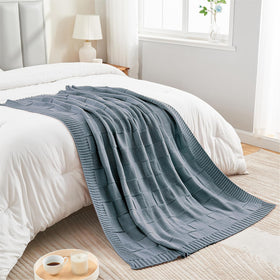 CozeCube Christmas decor blanket accents holiday seating with festive texture.