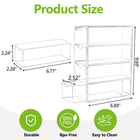 COZFUR bandaid holder with four drawers provides quick access for bandages and creams.