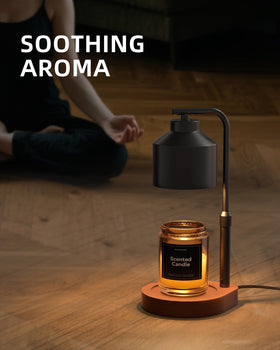 Cozmara jar candle warmer for Yankee and other brands with even heating.