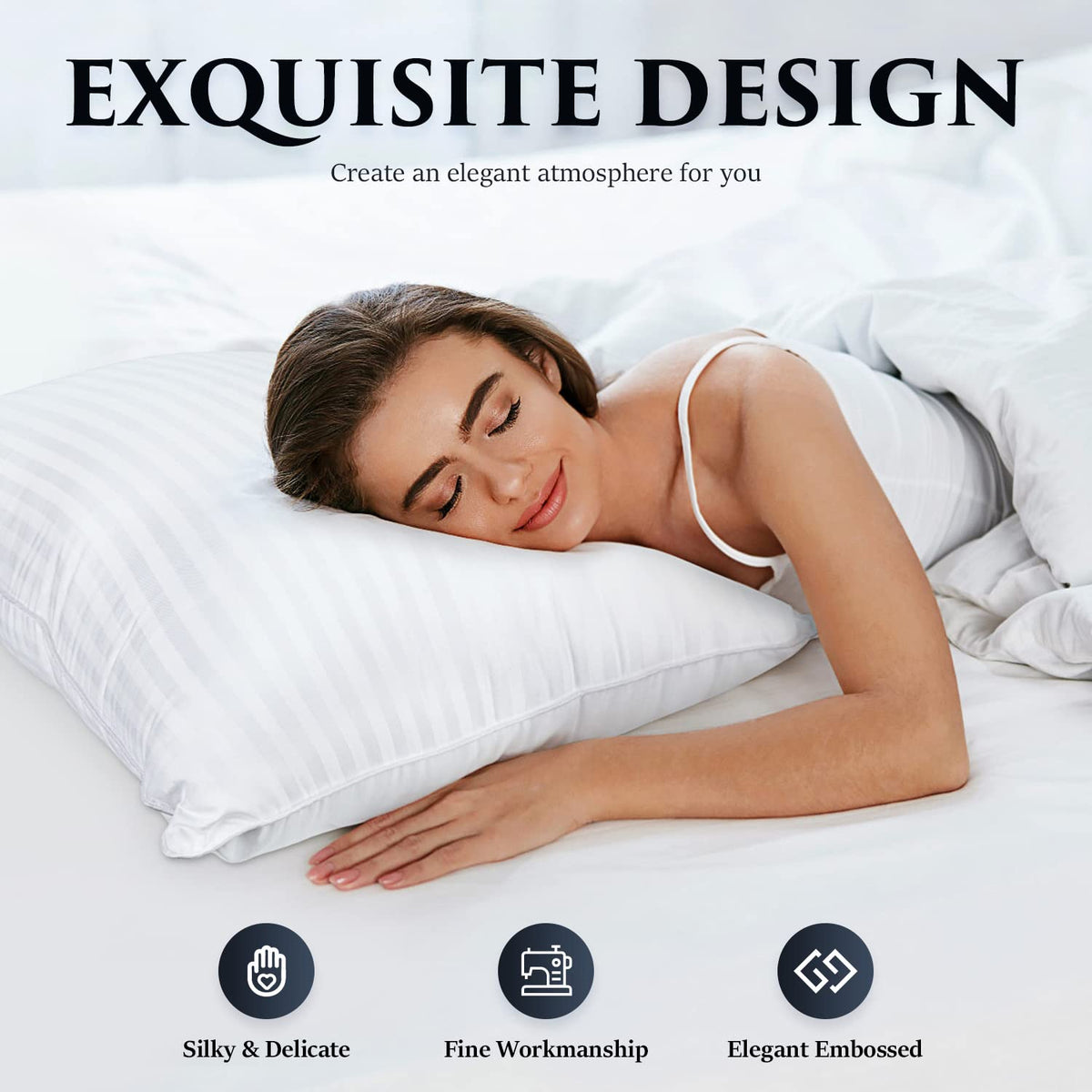 COZSINOOR machine-washable pillow demonstration for easy care.
