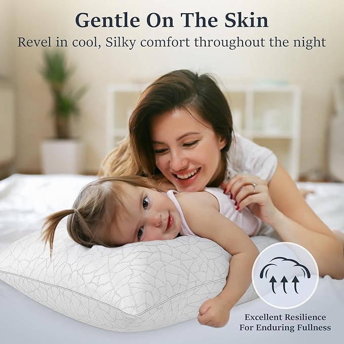 COZSINOOR hollow-fiberfill pillow supports natural airflow for restful sleep