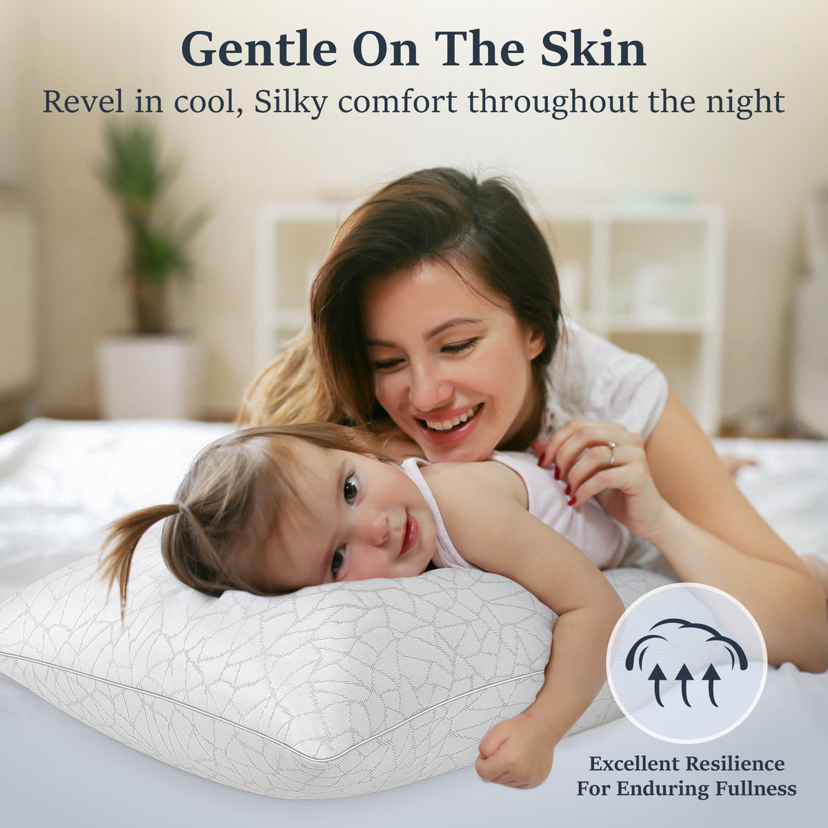 COZSINOOR hollow fiberfill supports airflow with slow rebound for comfort.