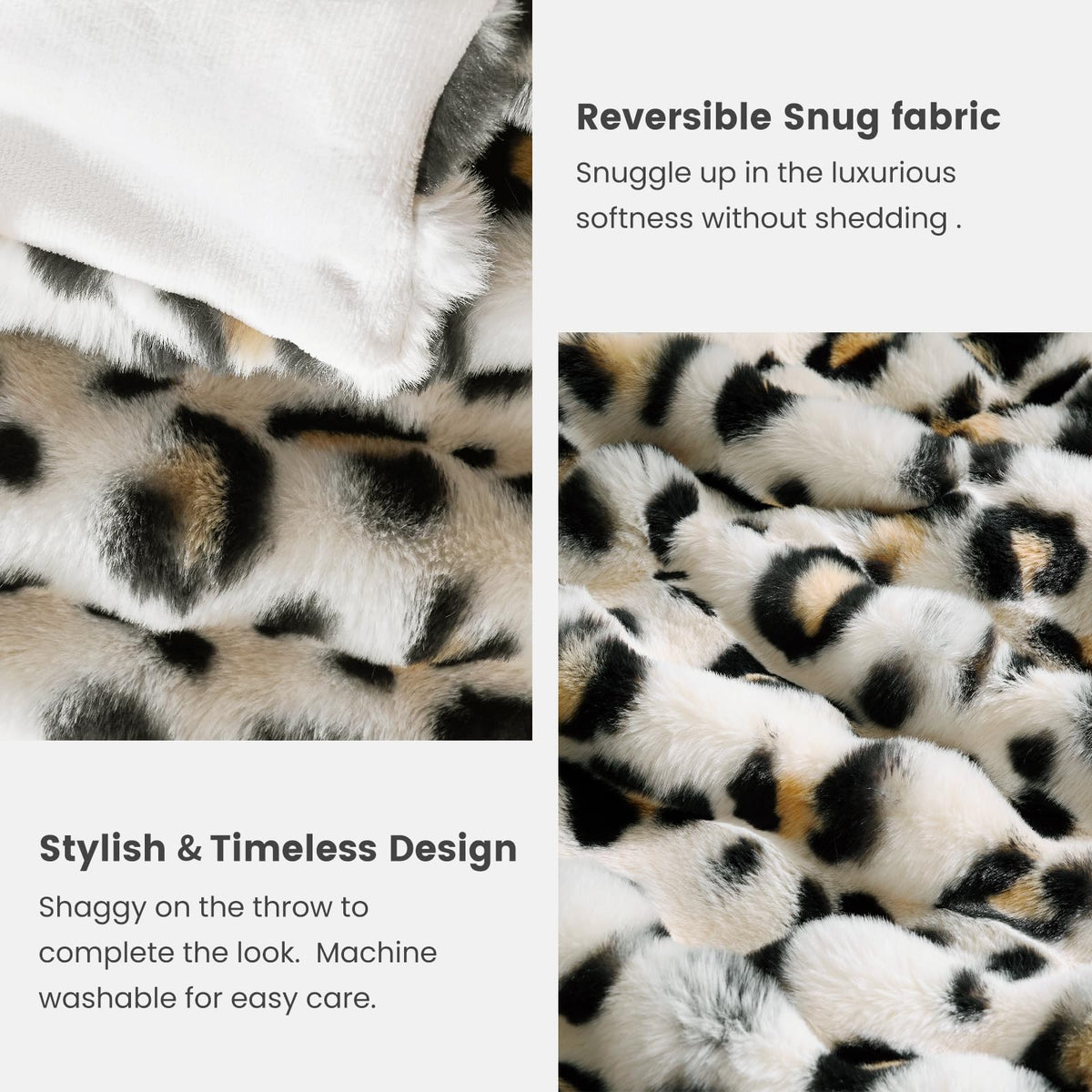 Cozy Bliss anti-fade, anti-shed, anti-static fabric lasts longer.