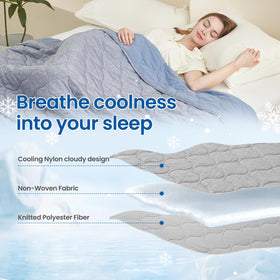 Cozy Bliss blanket featuring a cloud pattern to brighten decor
