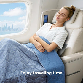 Cozy Bliss blanket suitable for year-round use and travel