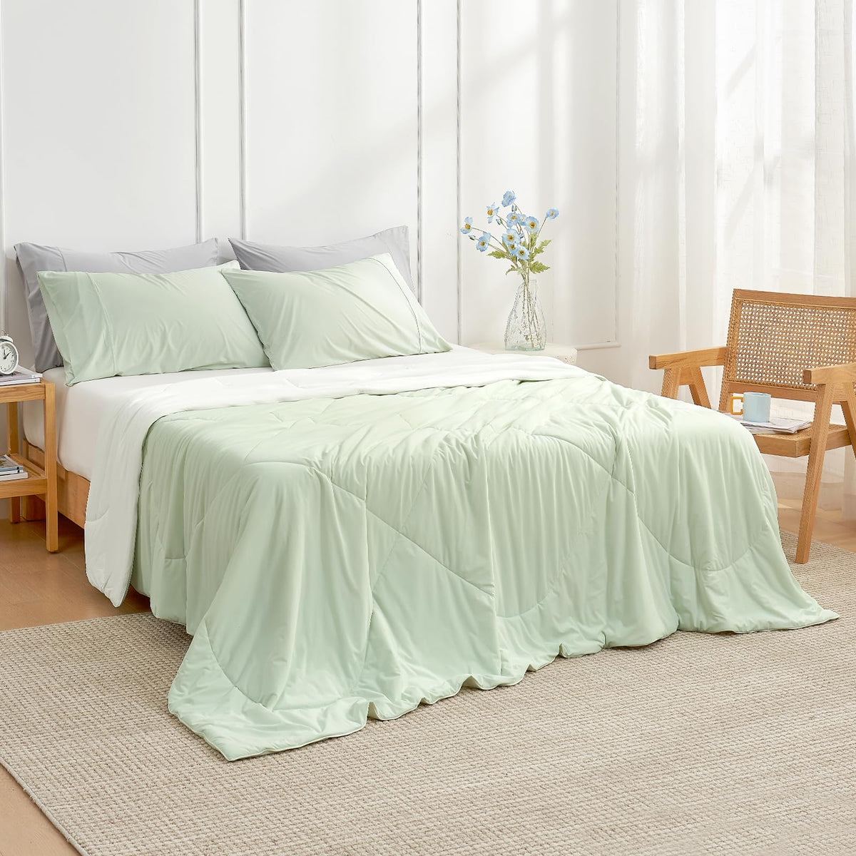 Cozy Bliss breathable fabric close-up shows soft texture.