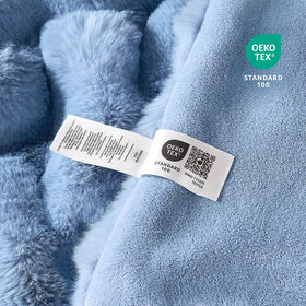 Care instructions for Cozy Bliss Bubble Throw