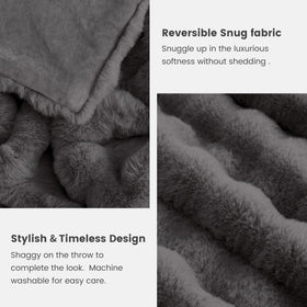 High-low bubble design adds visual depth and plush texture.