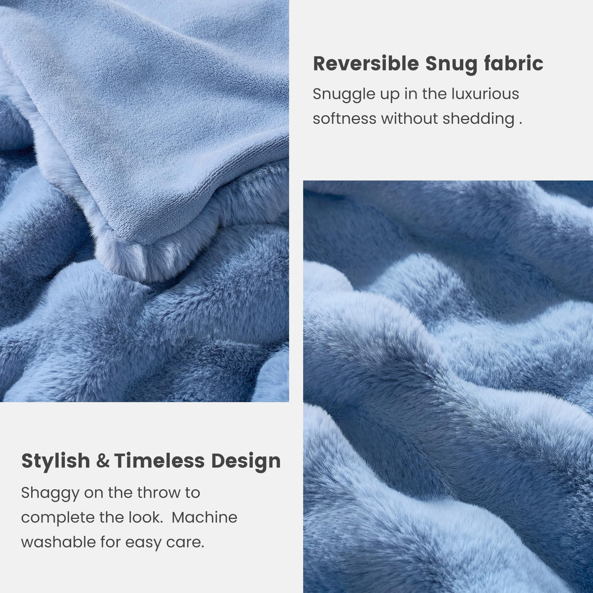 Cozy Bliss Bubble Throw draped on a sofa in living room